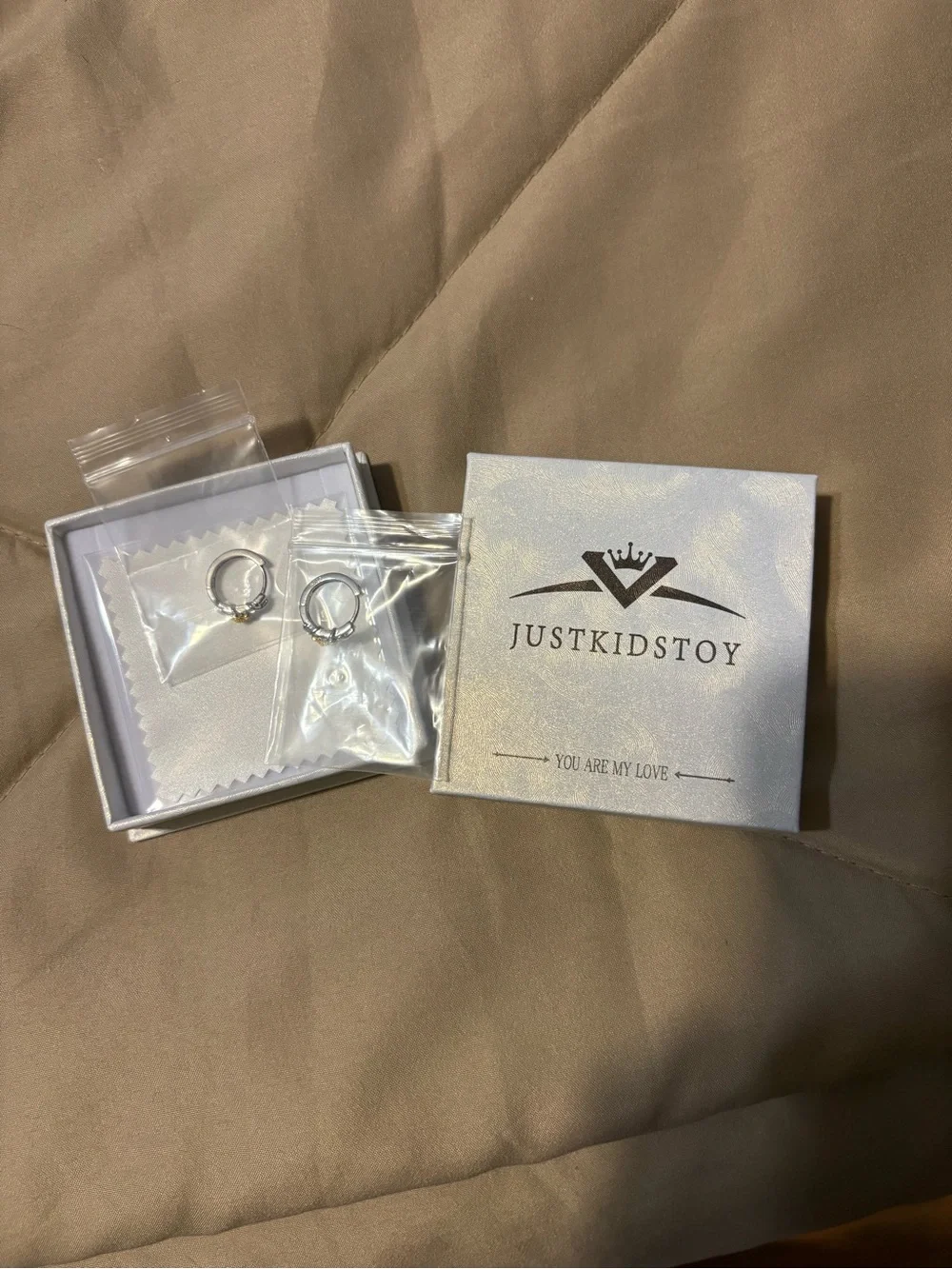 Justkidstoy Silver Kids Hoop Earrings - Petite Silver Hoops